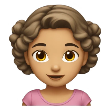 Niña pequeña curando gatos sticker