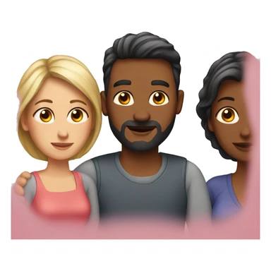 Husband with their wives  sticker