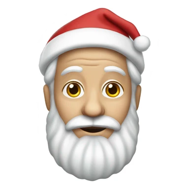 Jewish Santa sticker