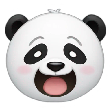 Panda crying 😭 sticker