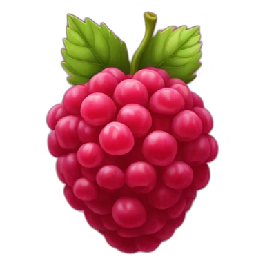 raspberry fruit sticker