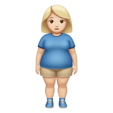 Fatty girl full body sticker