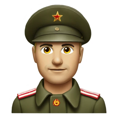 Soviet soldier 1980 sticker