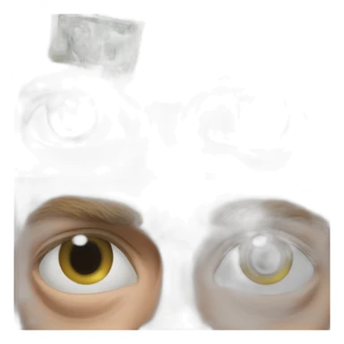 Emmanuel Macron wearing 50 euros bill in front of each eye sticker