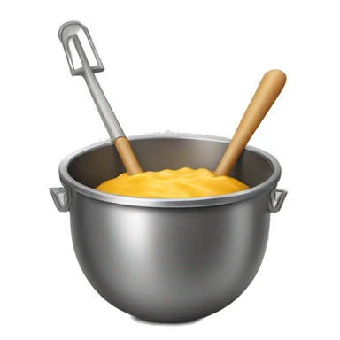 coole batter in a metal bowl sticker