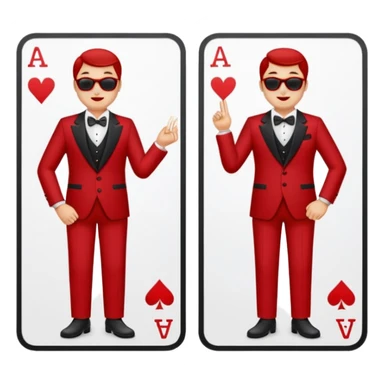 matching card sticker