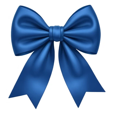 Laço azul escuro sticker