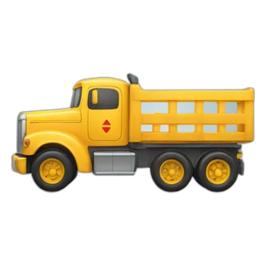 Toy truck sticker