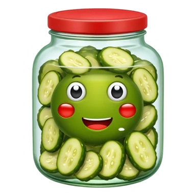 Pickles pickles in red cour sticker