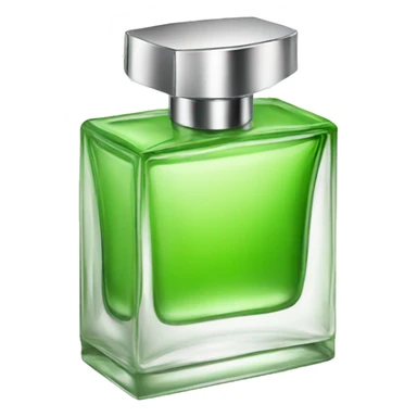 Perfume verde von tapa plateada sticker