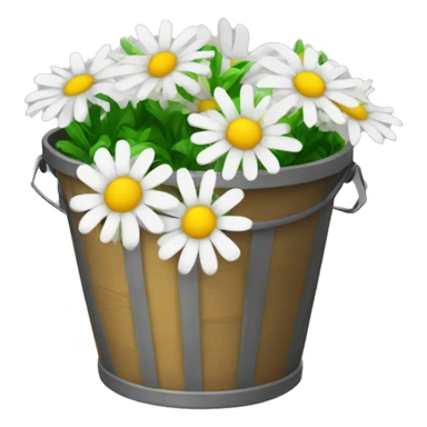 Daisy bucket sticker