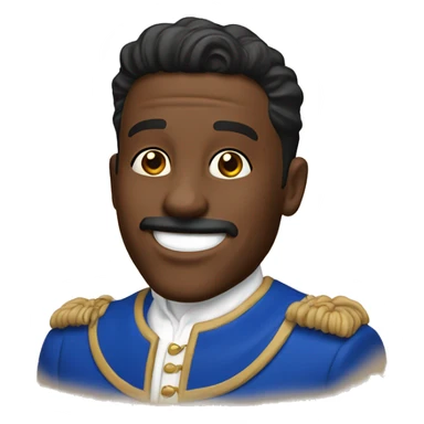 Duke Dennis smiling sticker