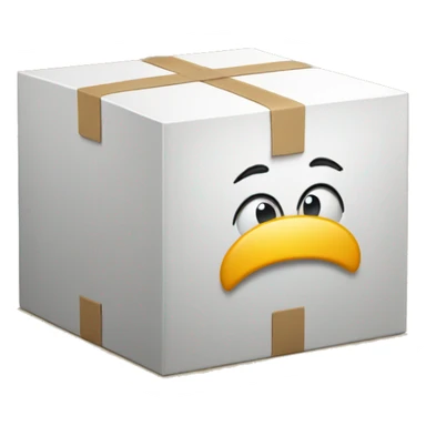 a box with "sony" text sticker