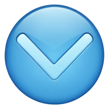 Синия галочка для макс sticker