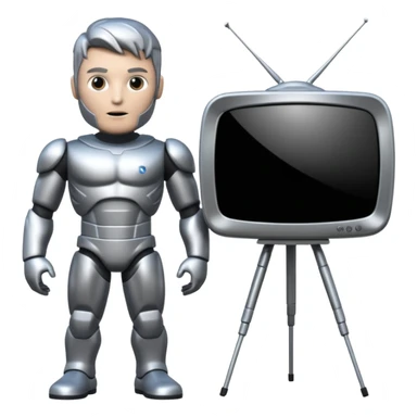 Titan TV man sticker