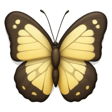Butter butterfly sticker