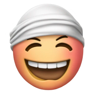 peach with an durag and grillz  sticker