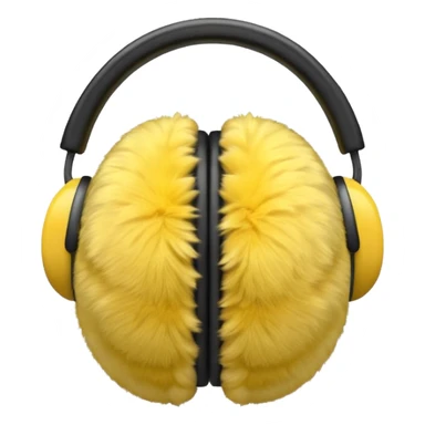 yellow earmuffs sticker