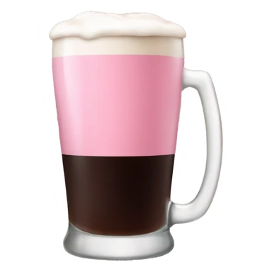 Pink Guinness pint sticker