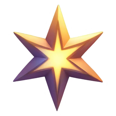 a shining star sticker
