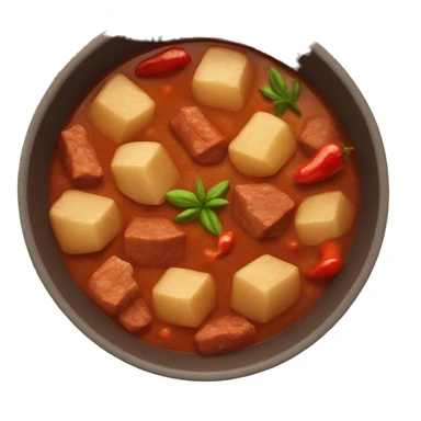 hot spicy meat stew sticker