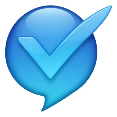 Insta blue tick sticker