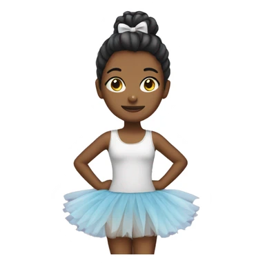 girl wearing tutu sticker