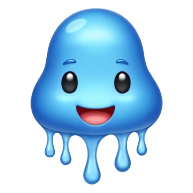 blue slime sticker