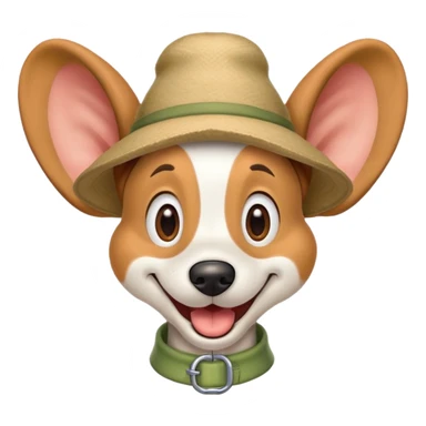 goofy dog character from Disney sticker
