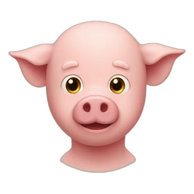 pig guy sticker