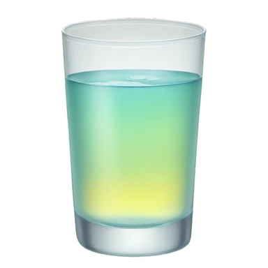 glass of yelloe water sticker