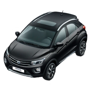 Tata nexon black car sticker