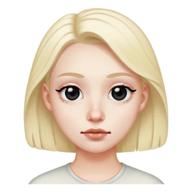 Uni student with black circles sticker