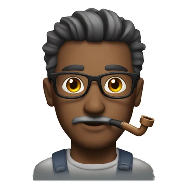 a man that create pipes sticker