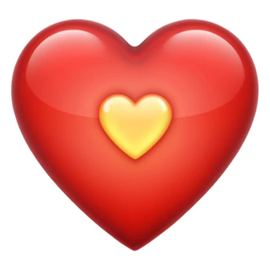 glow in the dark heart sticker