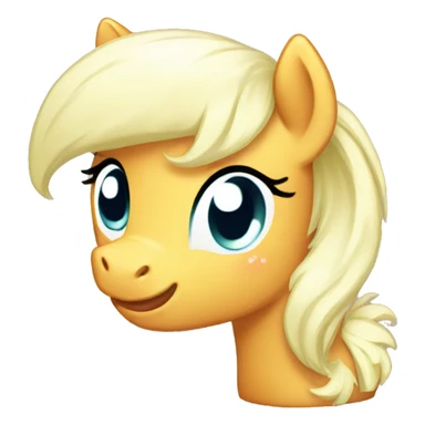 cute kawaii little pony sticker