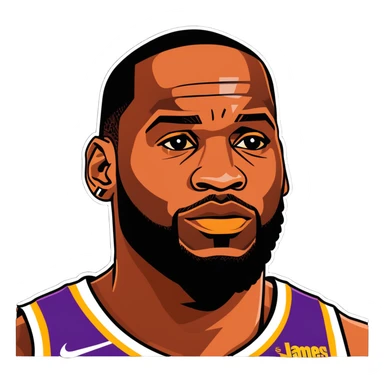 Lebron James sticker