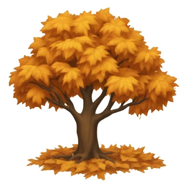Fall tree sticker