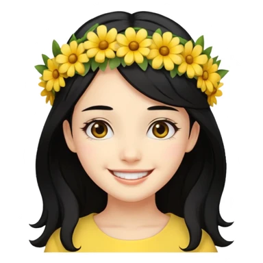 Yellow simpson girl sticker