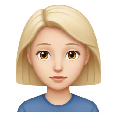 Neutral emoji like you lips are curled into your mouth n your just lookin sticker