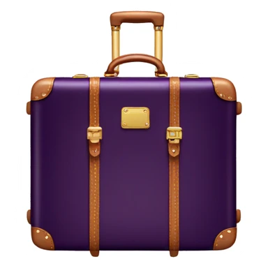 Dark Purple Louis Vuitton suitcase sticker