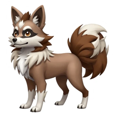  Zigzagoon-Lycanroc-Hybrid (Full body) sticker