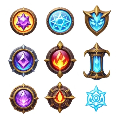Baldur's Gate 3 spell effects and magic icons sticker