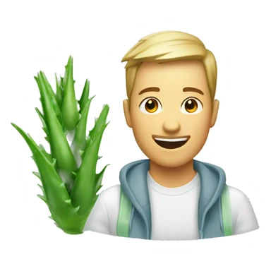 Aloe vera gel sticker