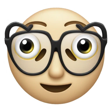 Occhiali a forma di cuore Rossi  sticker