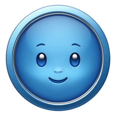 Blue check-official badge sticker