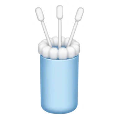 Cotton swabs sticker
