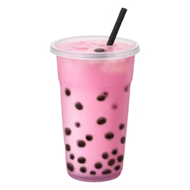 Pink Boba Tea  sticker