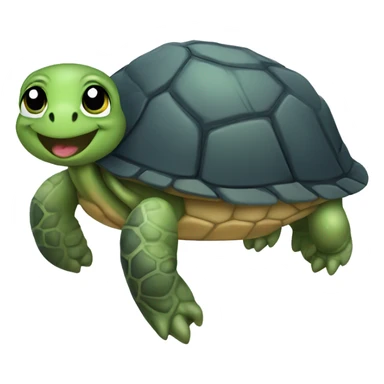 Jiggly turtle sticker