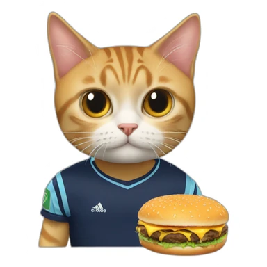 hamburgar mancat de ronaldo sticker